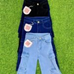 girls cargo jeans 32-40
