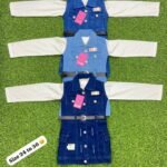 girls jeans gown with inner